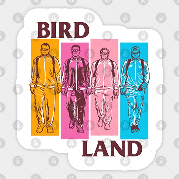 Birdland Bros Sticker by ganisfarhan